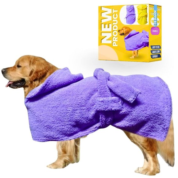 Dog bathrobe,dog bath towel,dog robes for after bath,dog shower